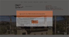 Desktop Screenshot of kokomogrills.com